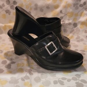 Naturalizer Minnie Leather Mule Clog Size 6.5